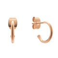 Charms Earrings Rose Gold