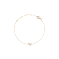 Crystal Zodiac Chain Bracelet Gold