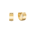 Line Earrings Polished Gold 5.5mm