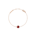 Audrey Bracelet  Red Agathe Rose Gold