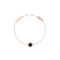 Audrey Bracelet Black Agathe Rose Gold
