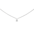 Mirelle Solitaire Necklace Silver