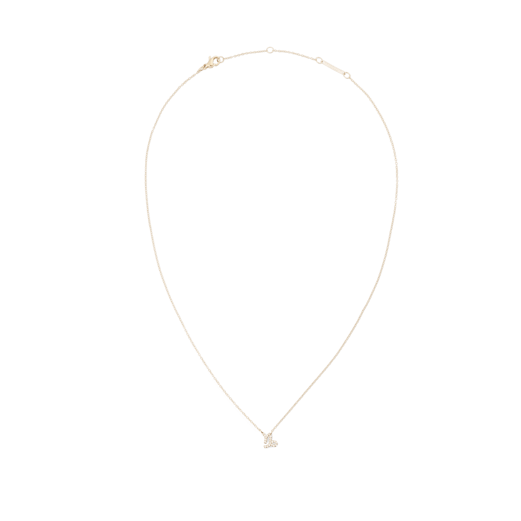 Crystal Zodiac Chain Necklace Gold
