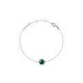 Audrey Bracelet Malachite Silver