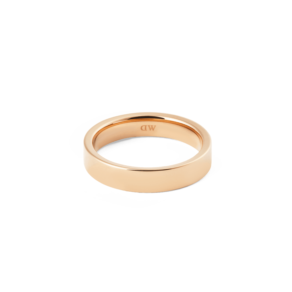 Line Ring Polished Rose Gold 4.5mm