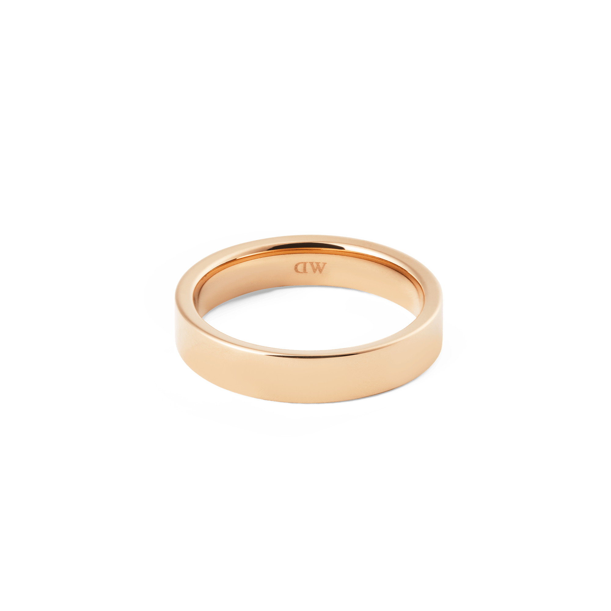 Line Ring Polished Rose Gold 4.5mm
