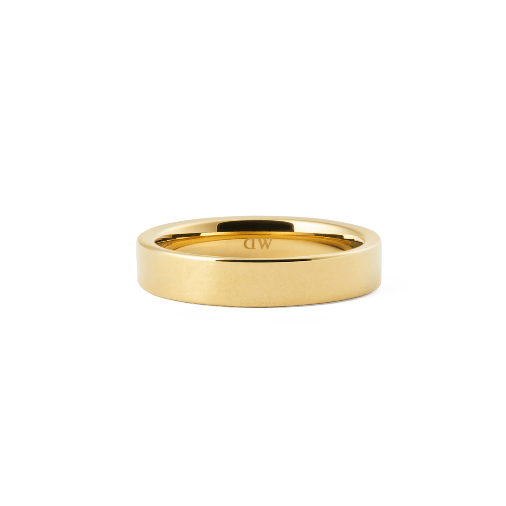 Line Ring Polished Gold 4.5mm
