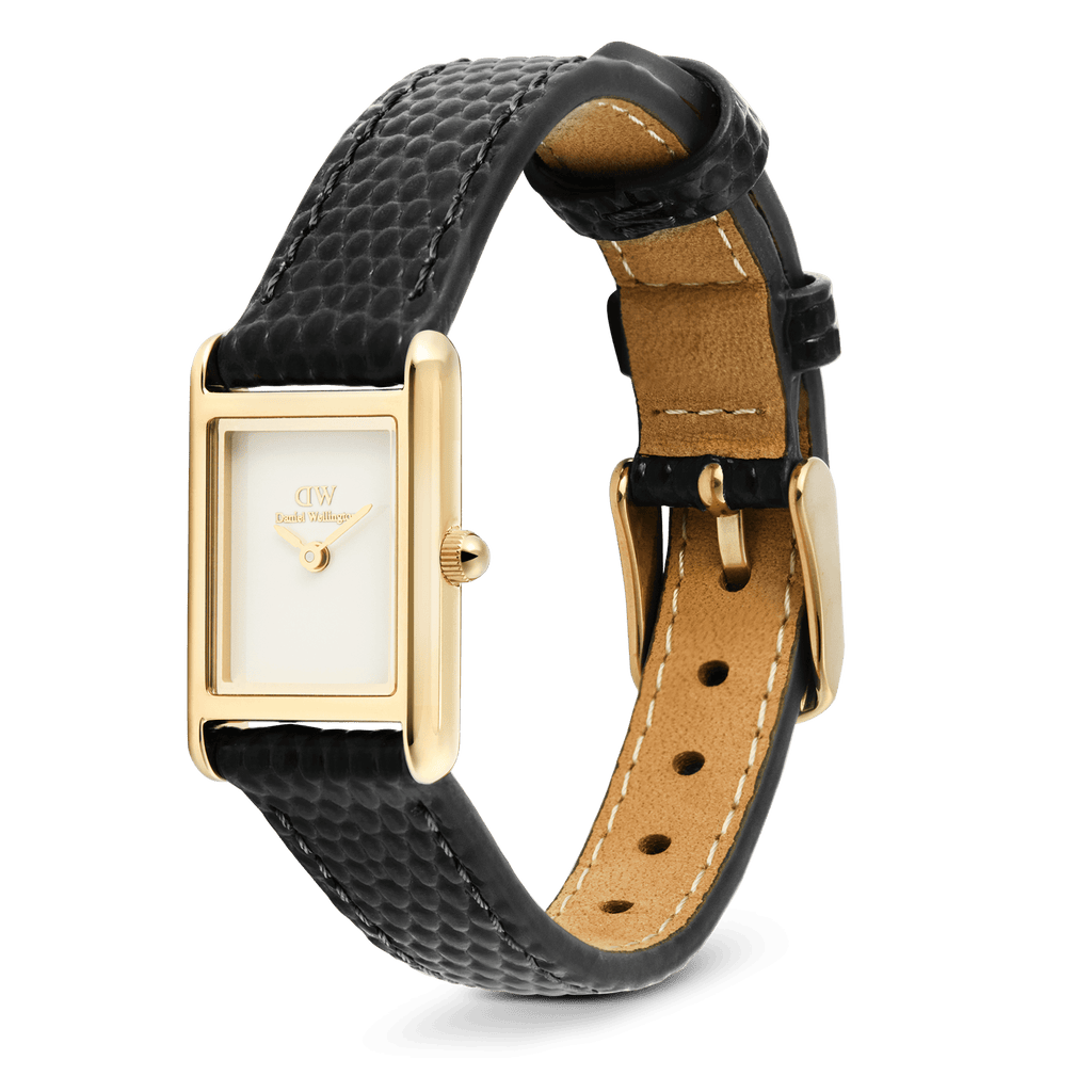 Bound Mini Black Lizard Gold