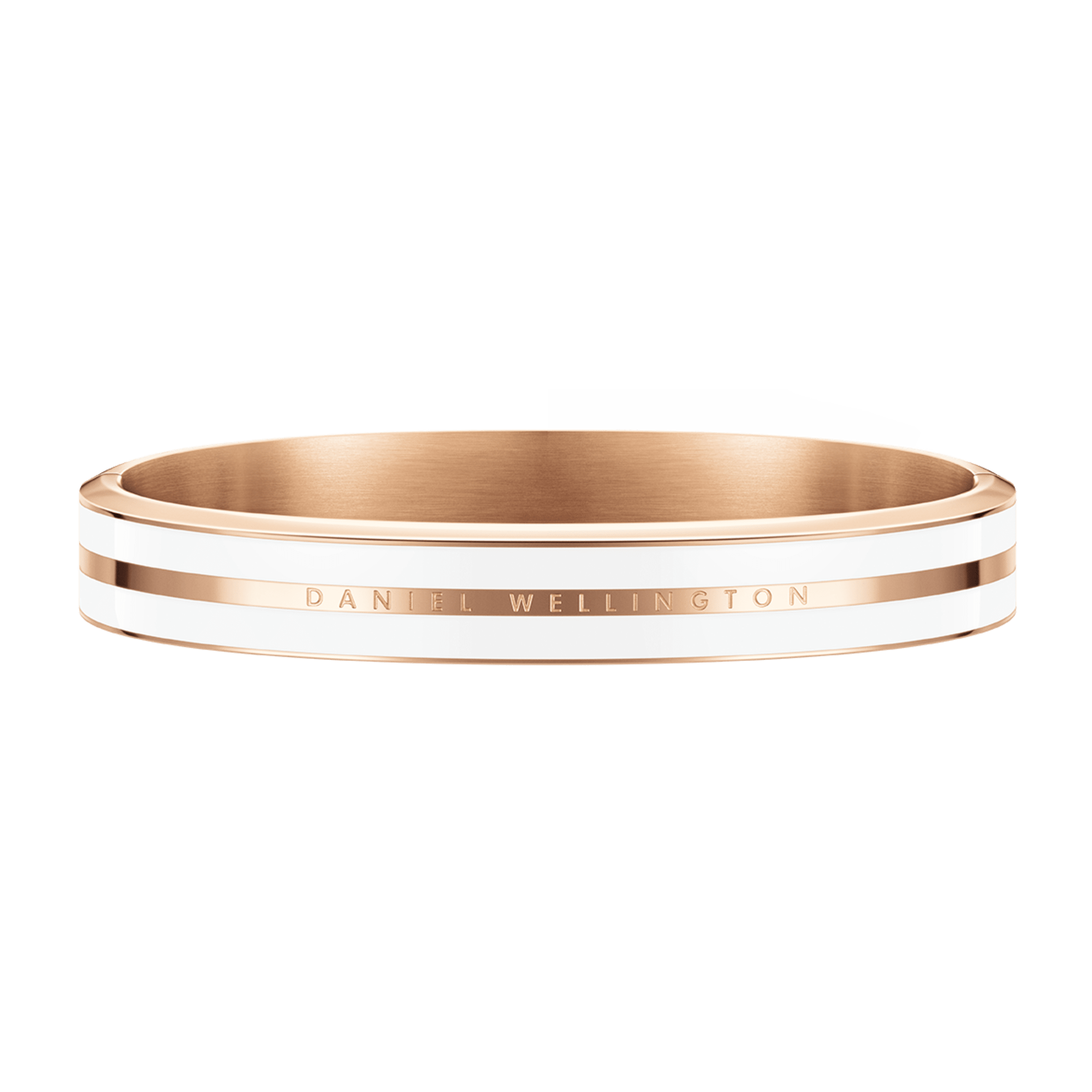 Emalie Infinite Rose Gold Satin White