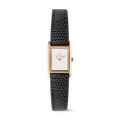 Bound Mini Black Lizard Rose Gold