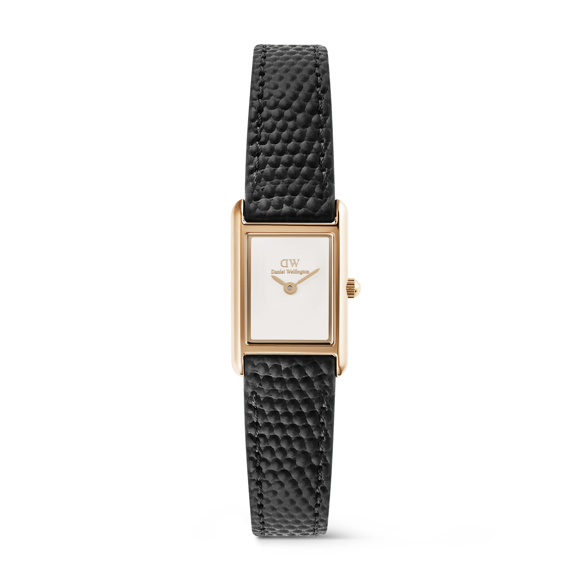 Bound Mini Black Lizard Rose Gold