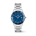 Iconic Paradigma Link Blue Enamel Silver
