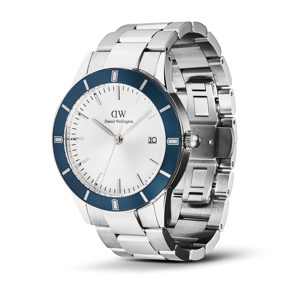 Iconic Paradigma Link Blue Bezel Silver