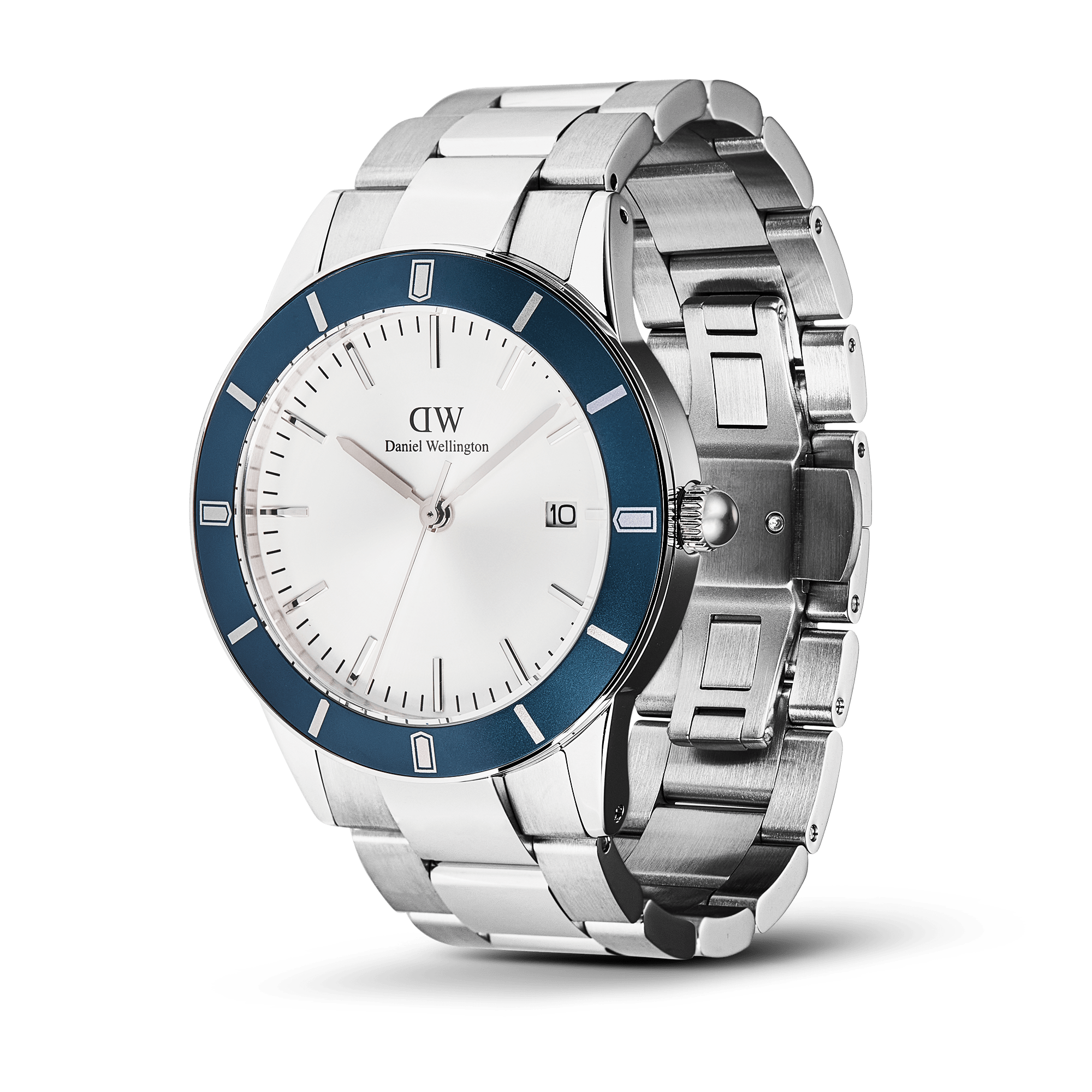 Iconic Paradigma Link Blue Bezel Silver