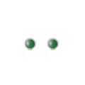 Audrey Earrings Jade Silver