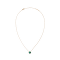 Audrey Necklace Malachite Rose Gold