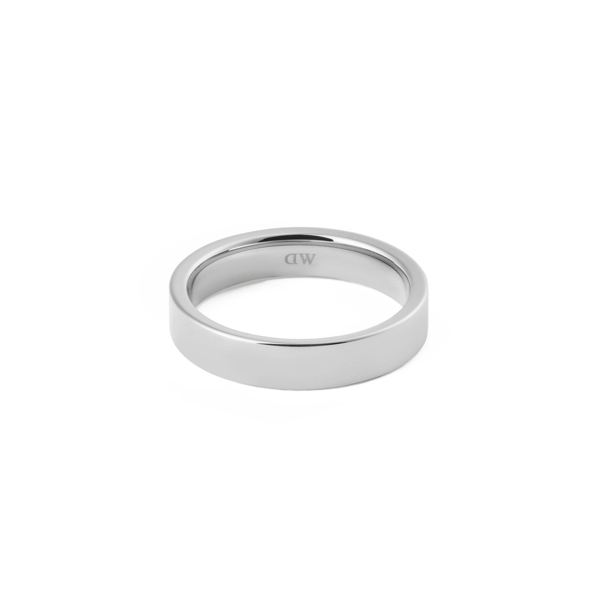 Line Ring Polished Silver 4.5mm