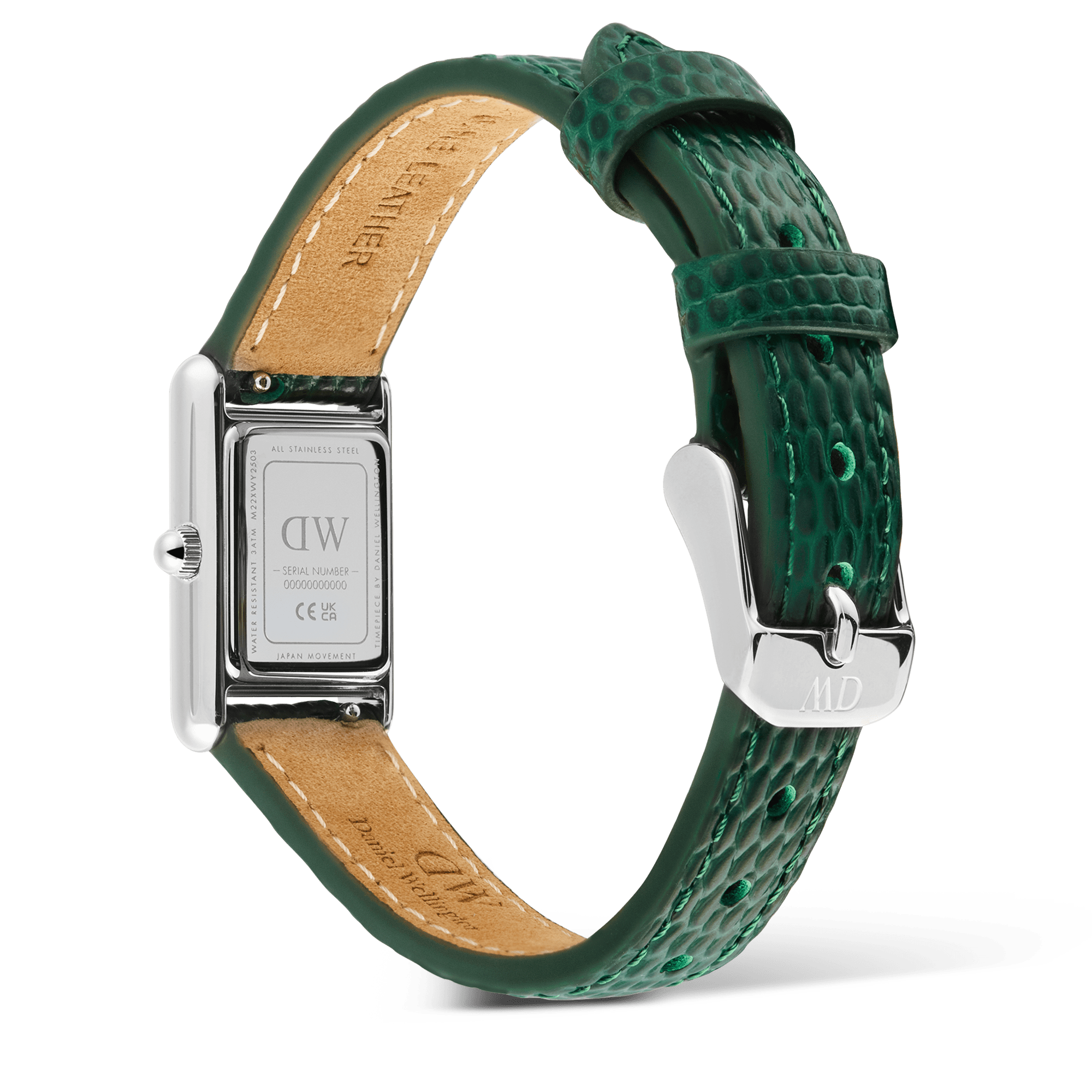 Bound Mini Green Lizard Silver
