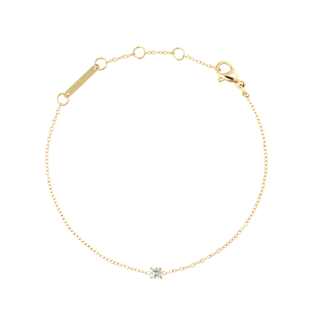 Mirelle Solitaire Bracelet Gold