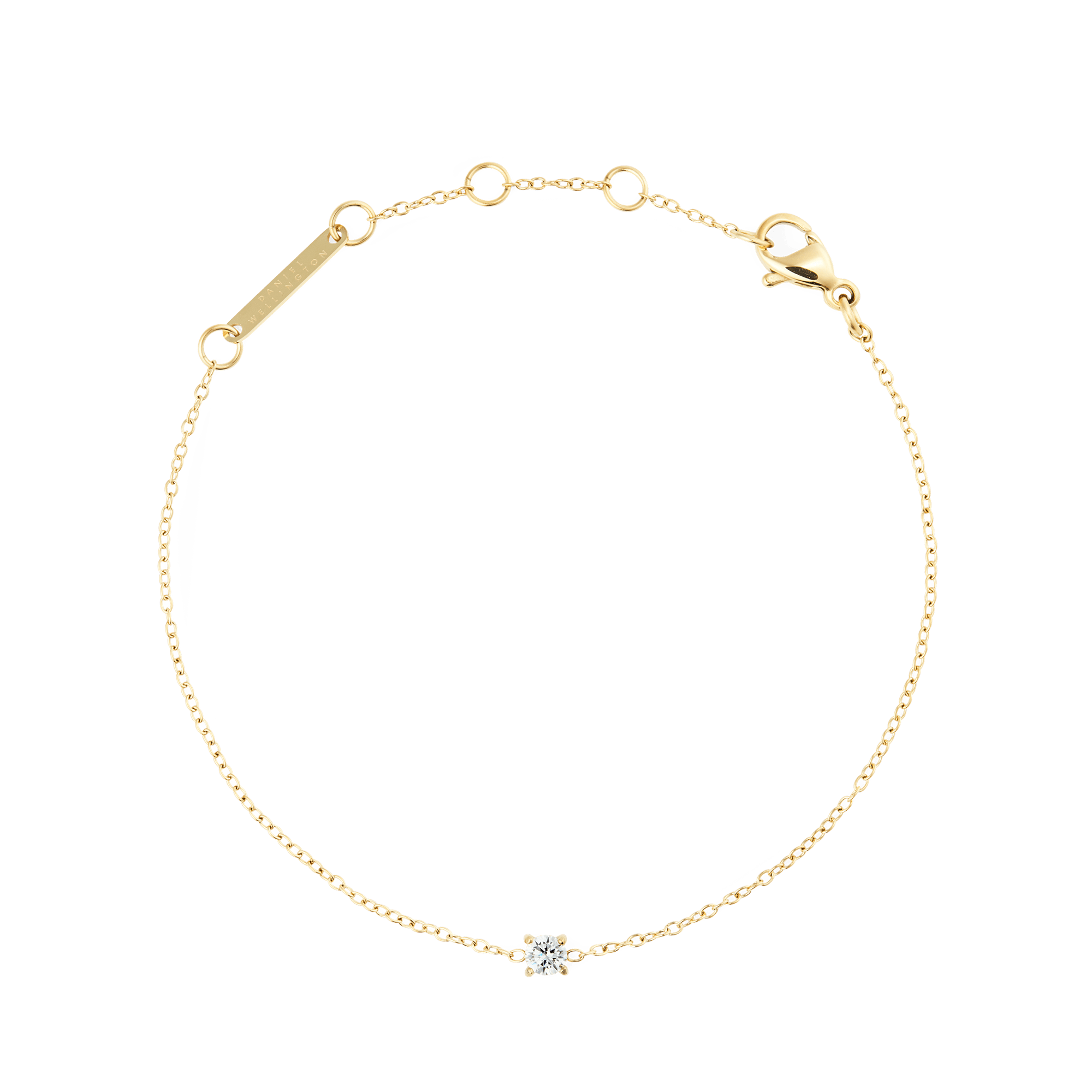 Mirelle Solitaire Bracelet Gold