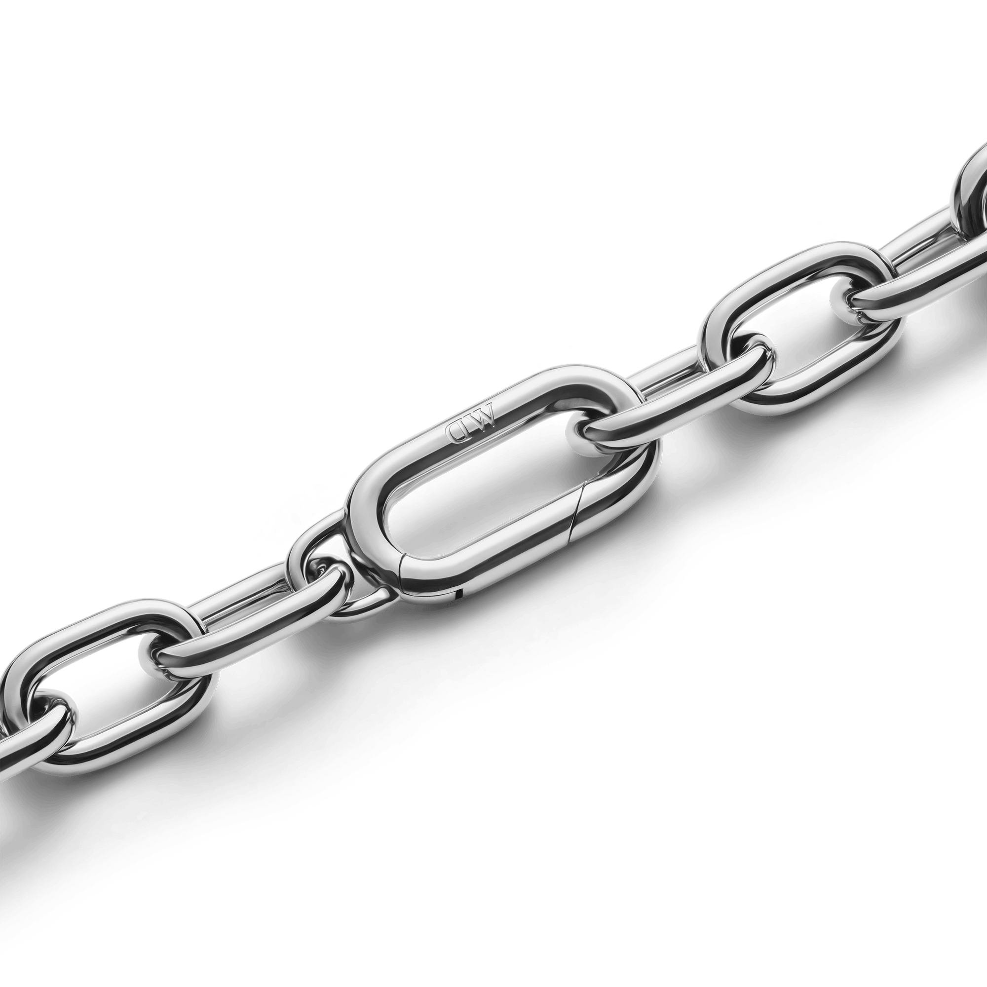 Crystal Link Bracelet Silver