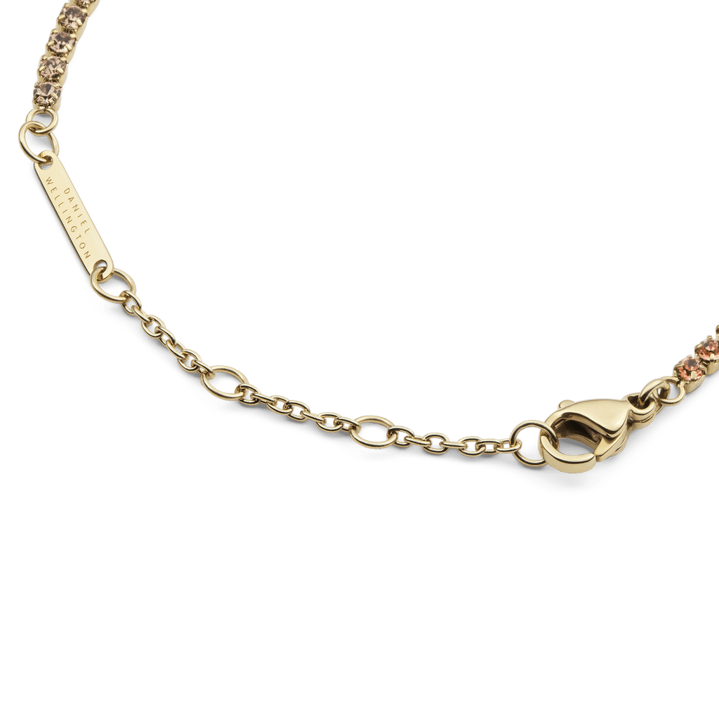 Classic Tennis Bracelet Apricot Gold