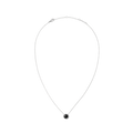 Audrey Necklace Black Agathe Silver