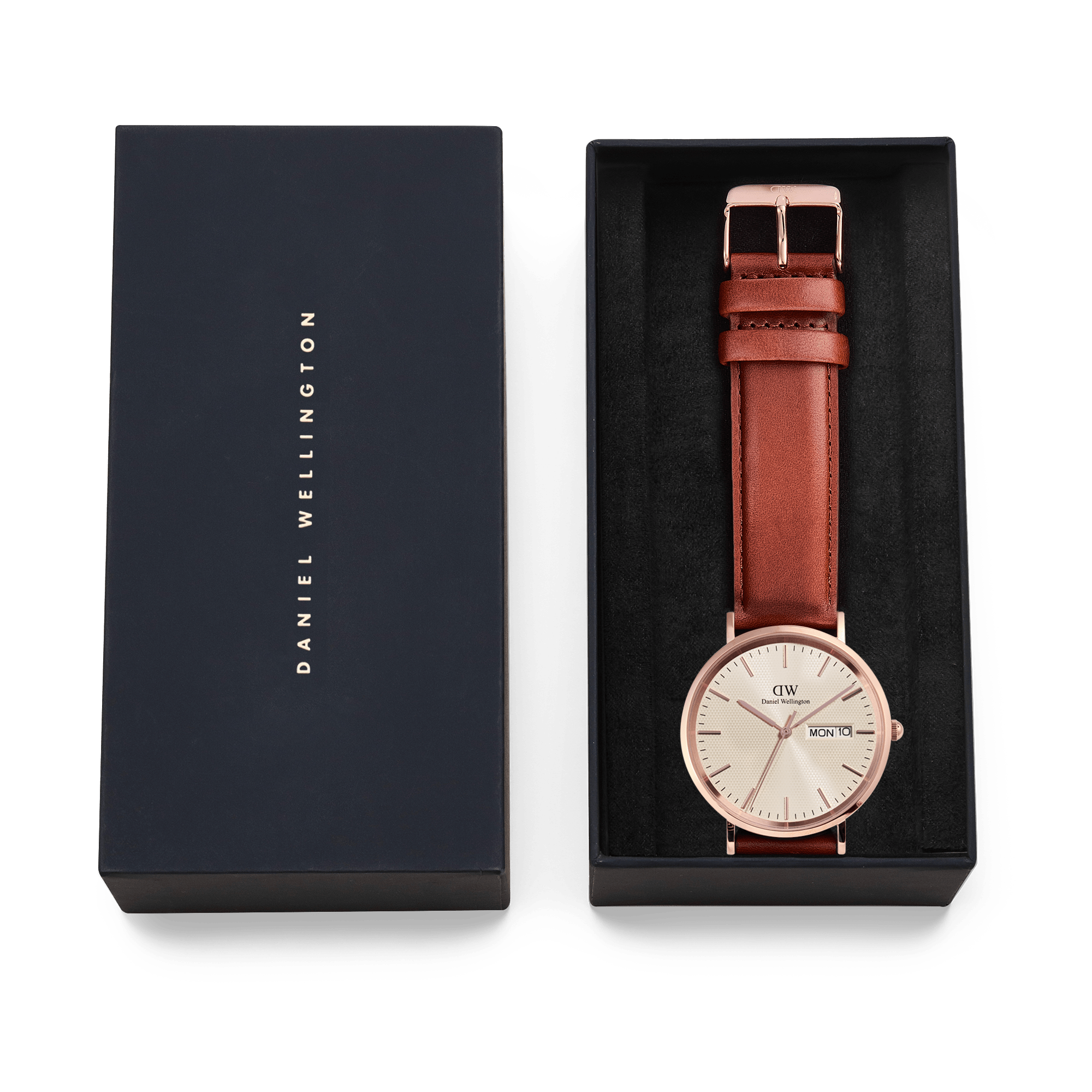 Classic Day Display St Mawes Rose Gold Champagne