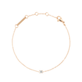 Mirelle Solitaire Bracelet Rose Gold