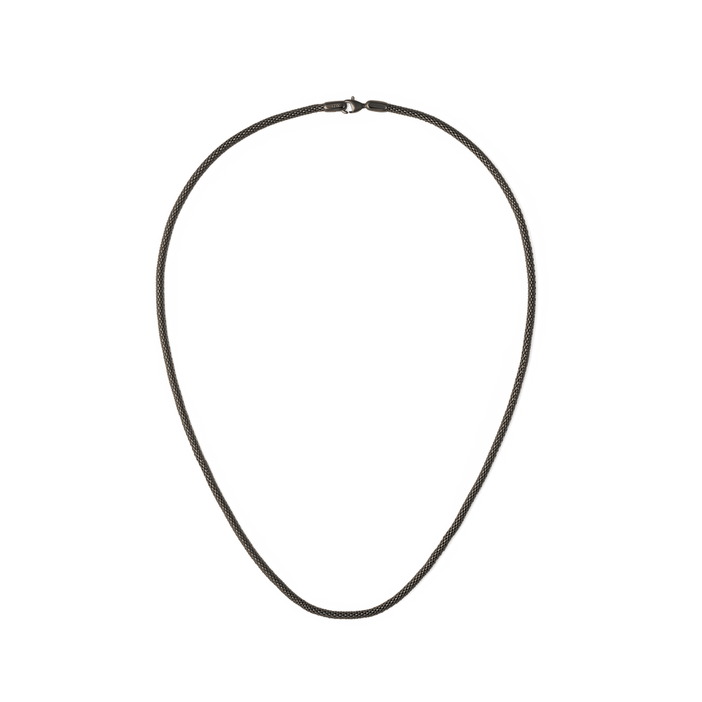 Tide Mesh Necklace Graphite 2.8