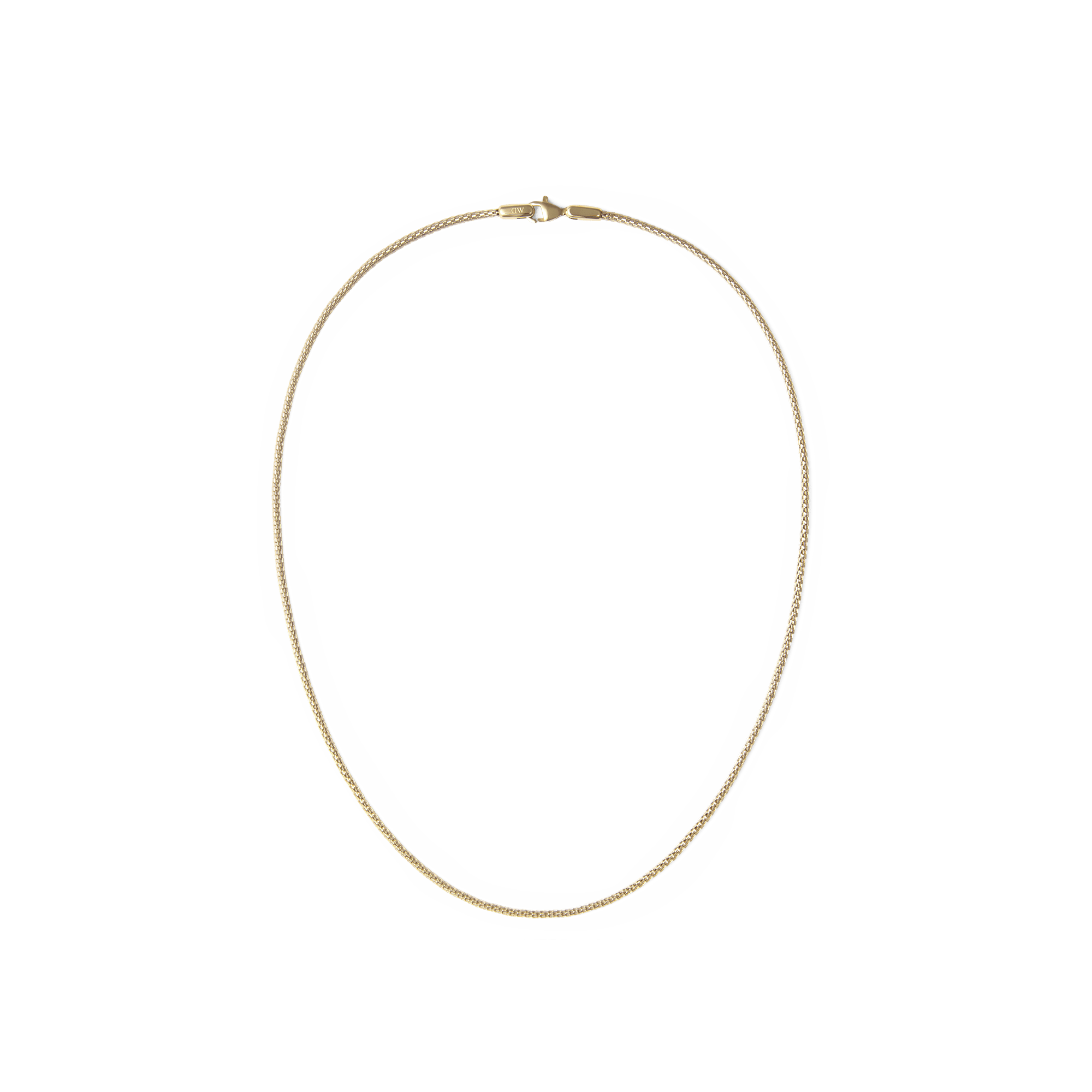 Tide Mesh Necklace Gold 1.8