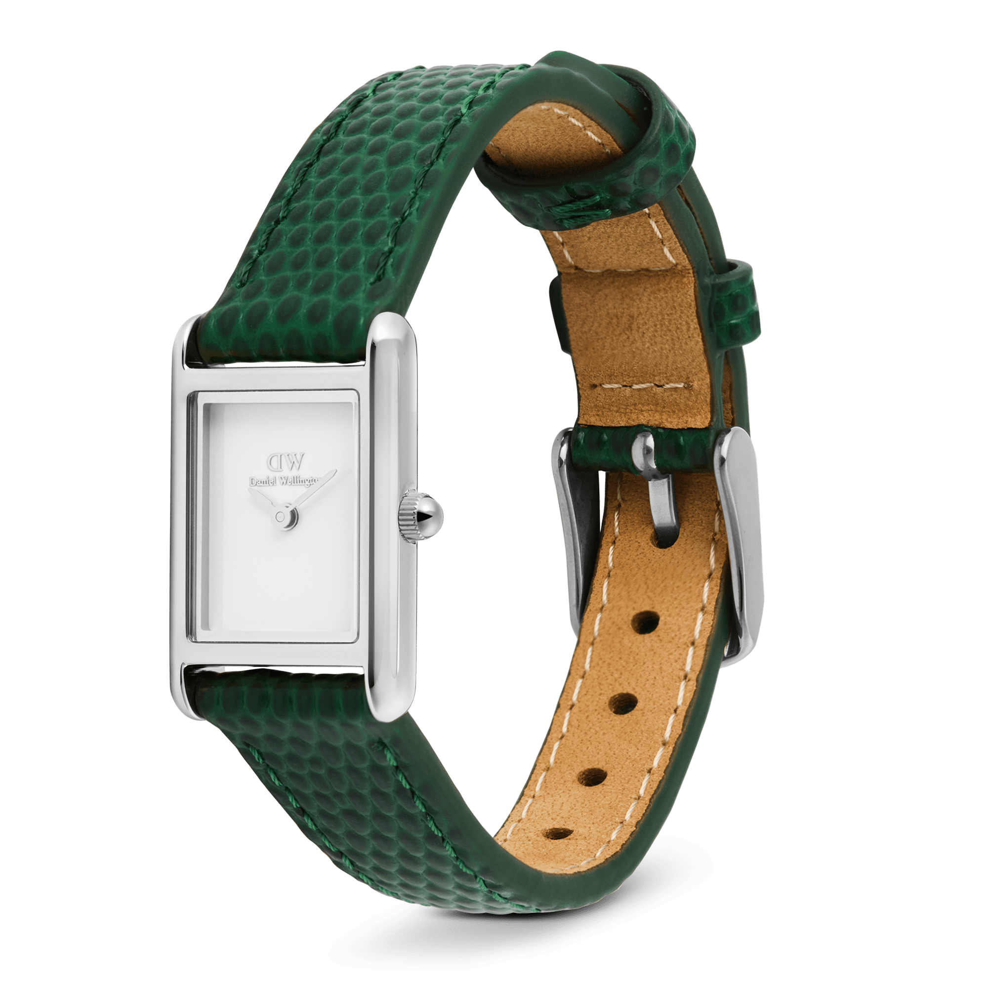 Bound Mini Green Lizard Silver