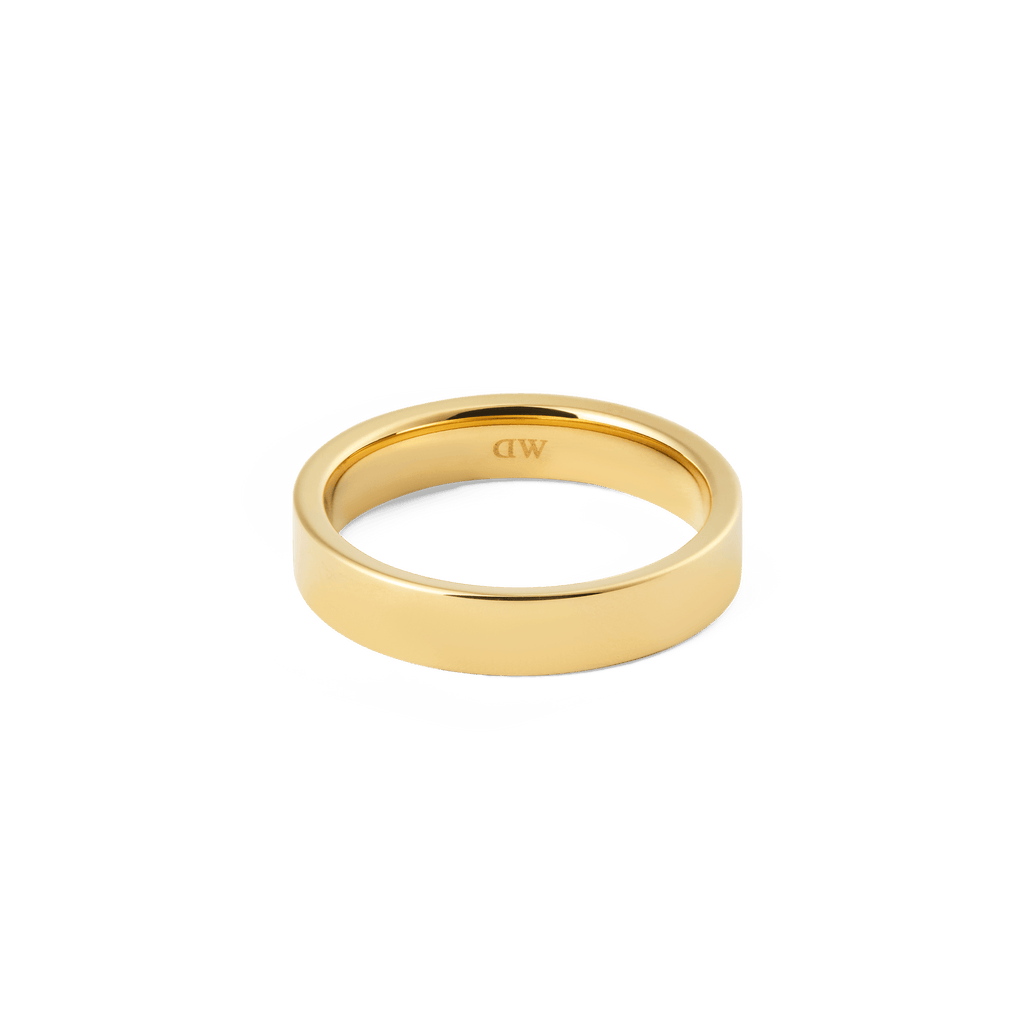Line Ring Polished Gold 4.5mm