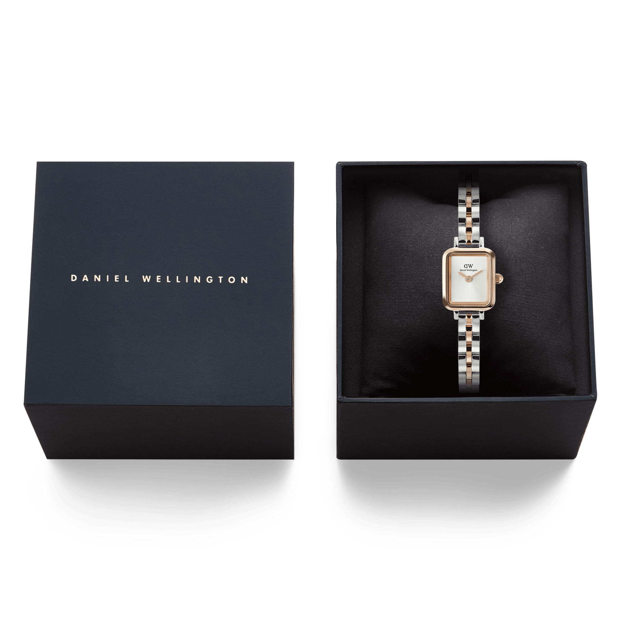 Quadro Mini Arch 3-Link Two Tone Rose Gold