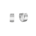 Line Earrings Polished Silver 5.5mm