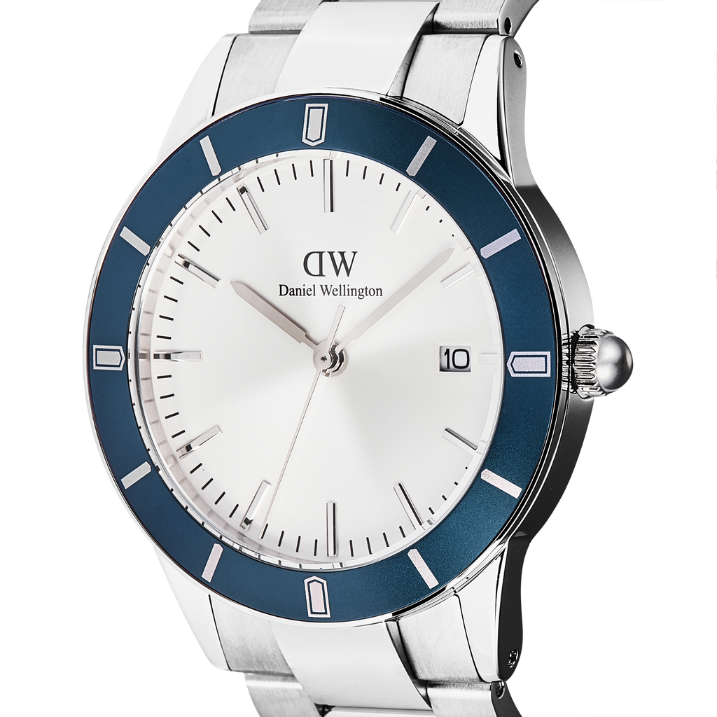 Iconic Paradigma Link Blue Bezel Silver