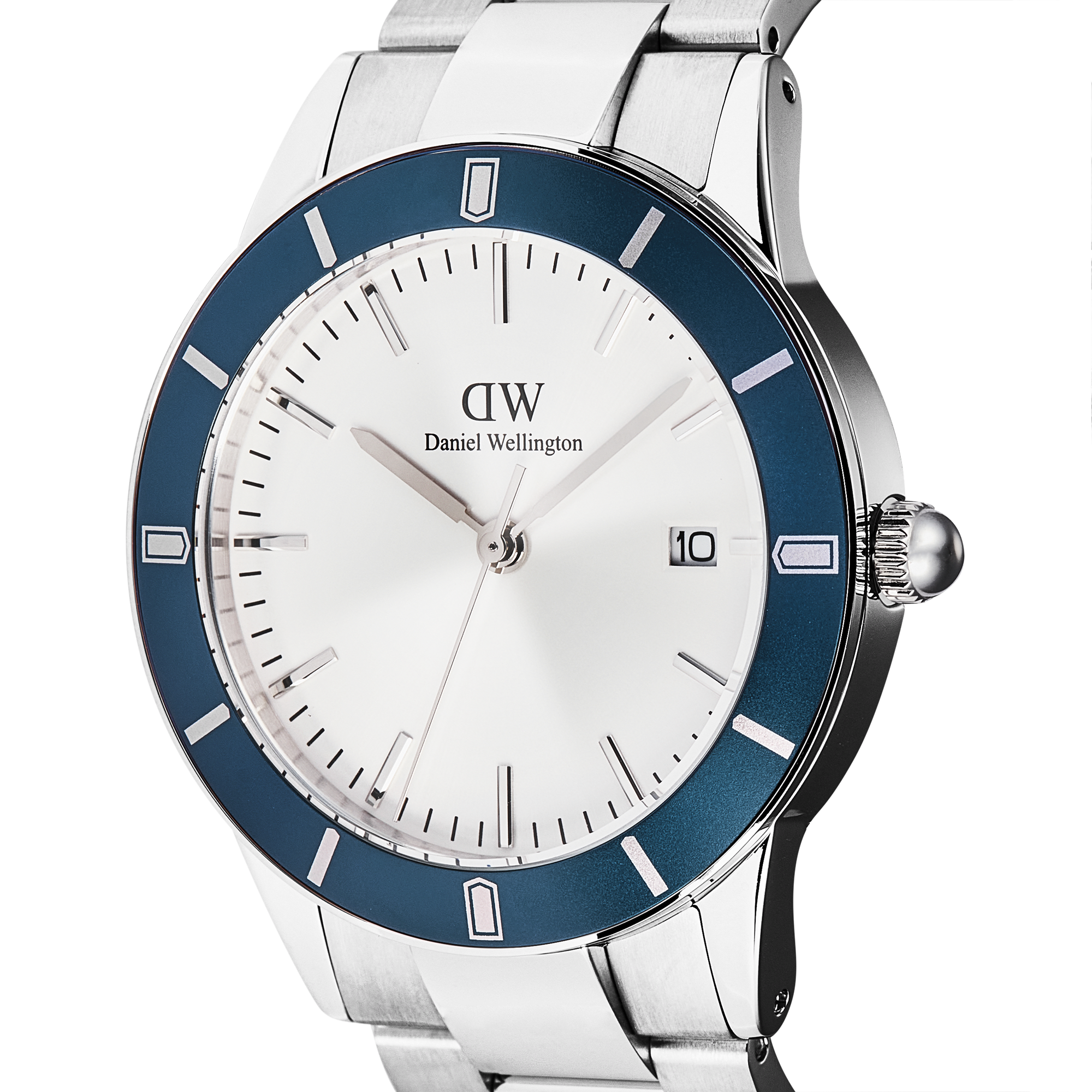 Iconic Paradigma Link Blue Bezel Silver