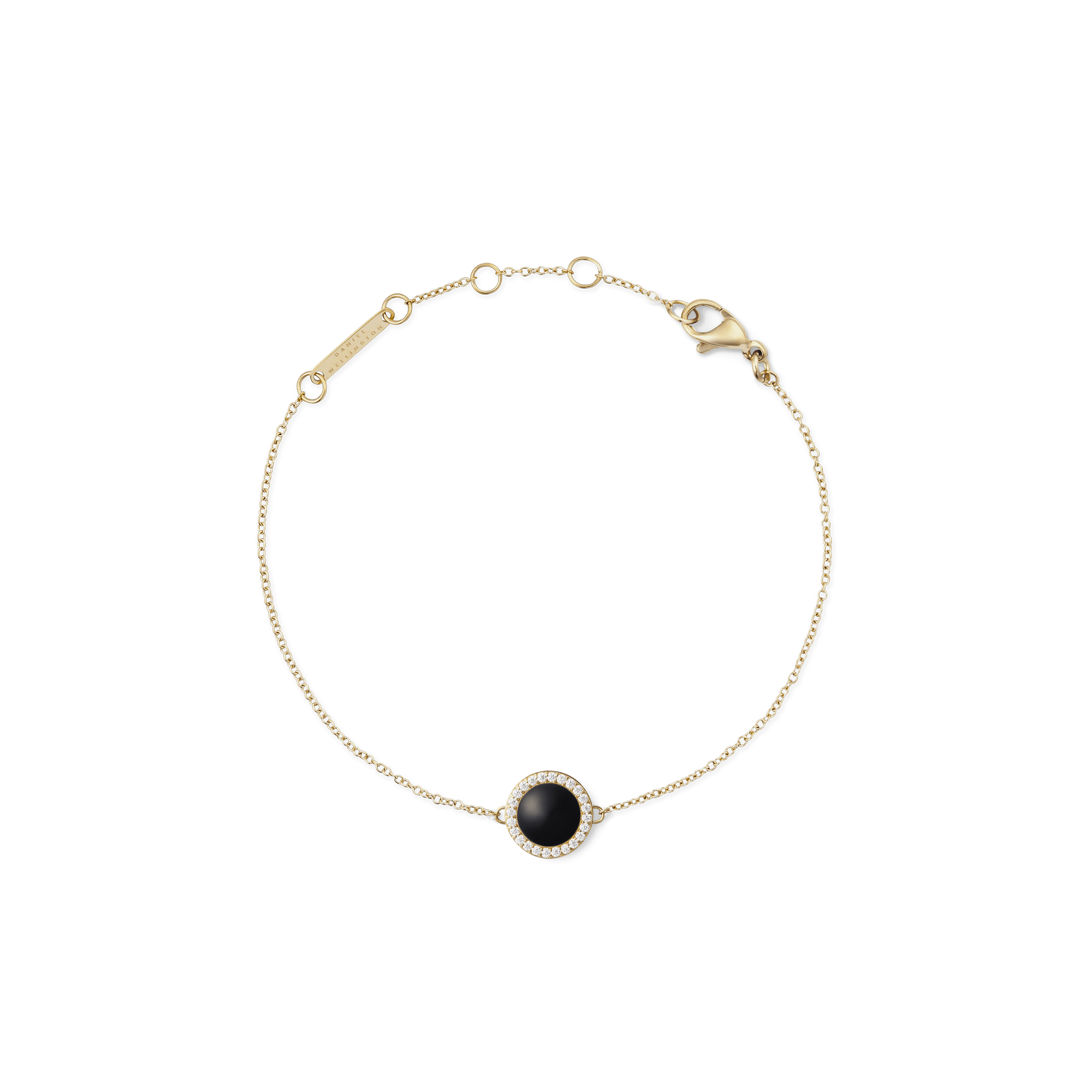 Audrey Bracelet Black Agathe Gold
