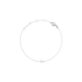 Crystal Zodiac Chain Bracelet Silver
