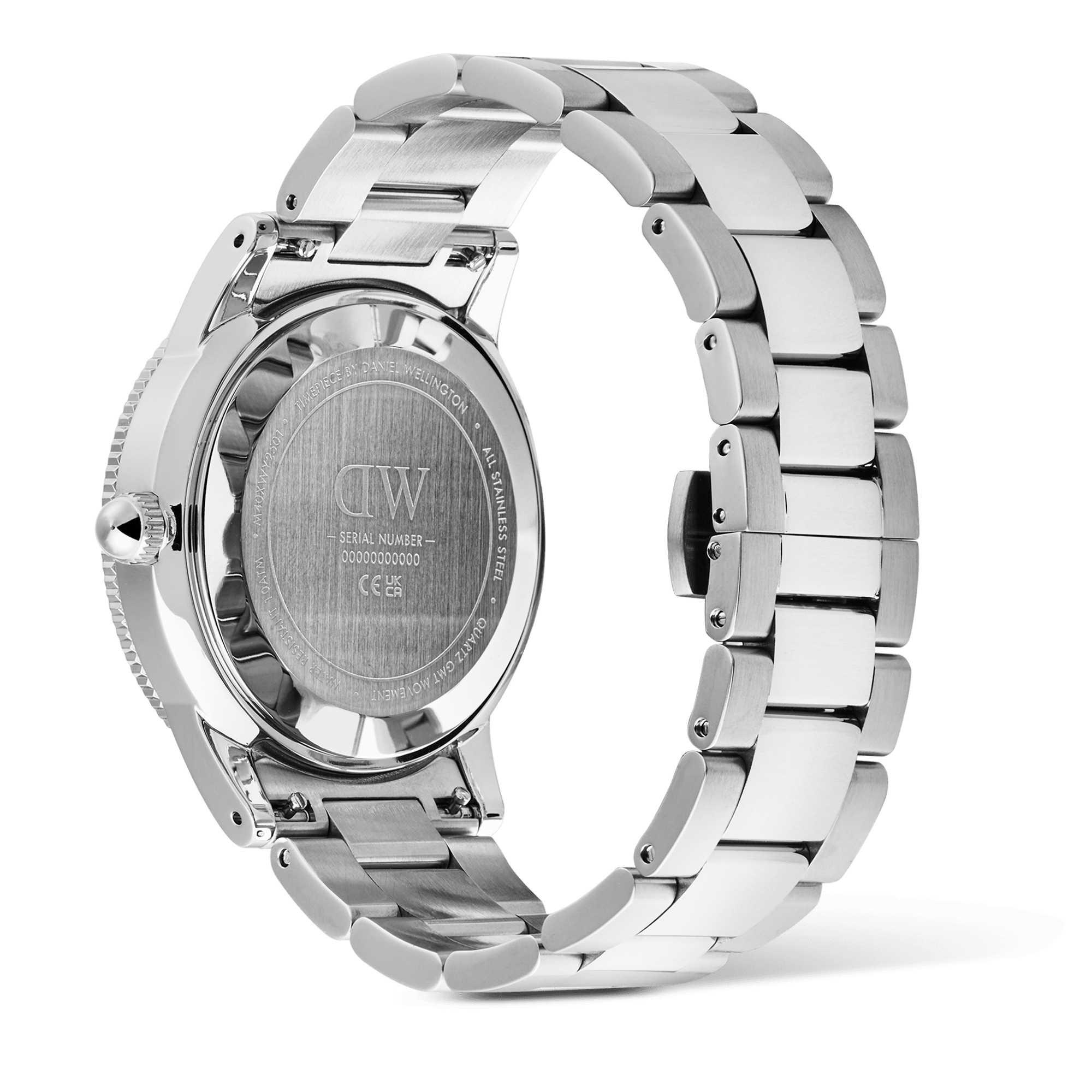 Iconic GMT Link Brushed Bezel Silver