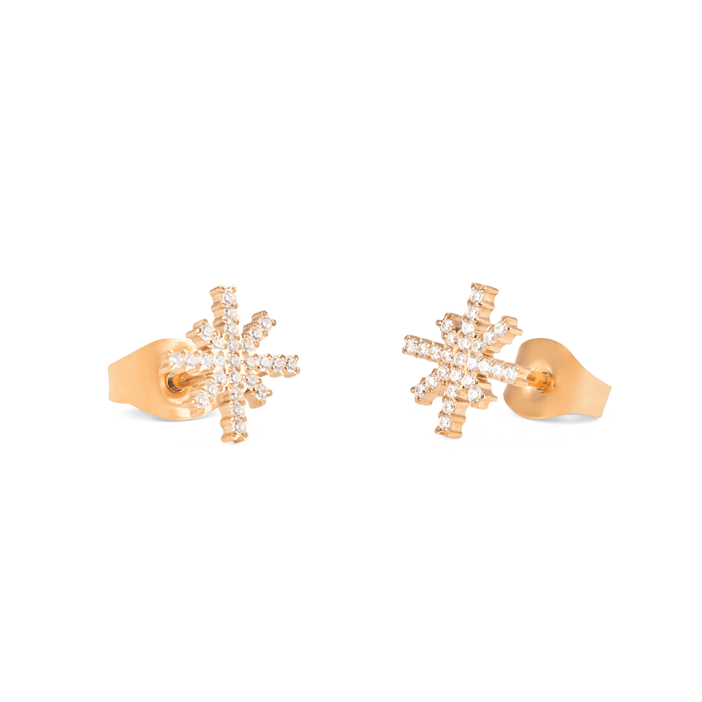 Mirelle Star Earrings Rose Gold