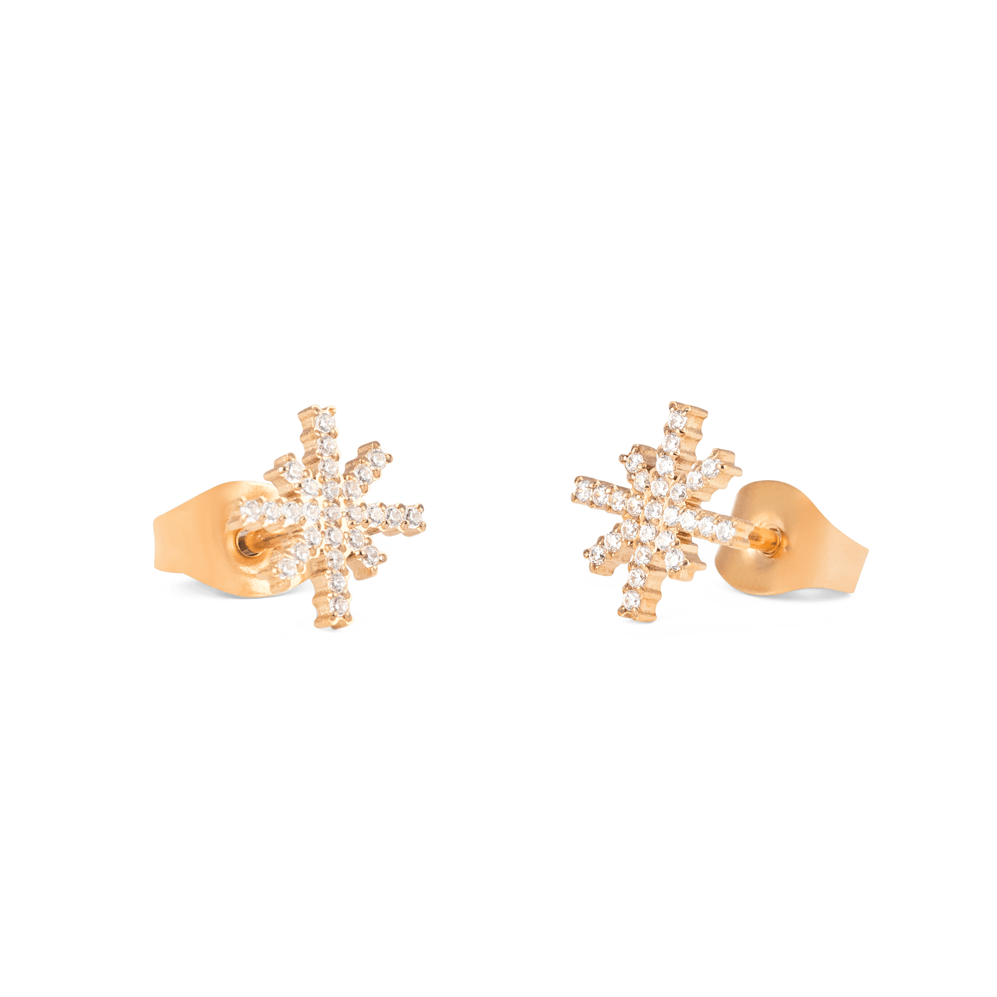 Mirelle Star Earrings Rose Gold