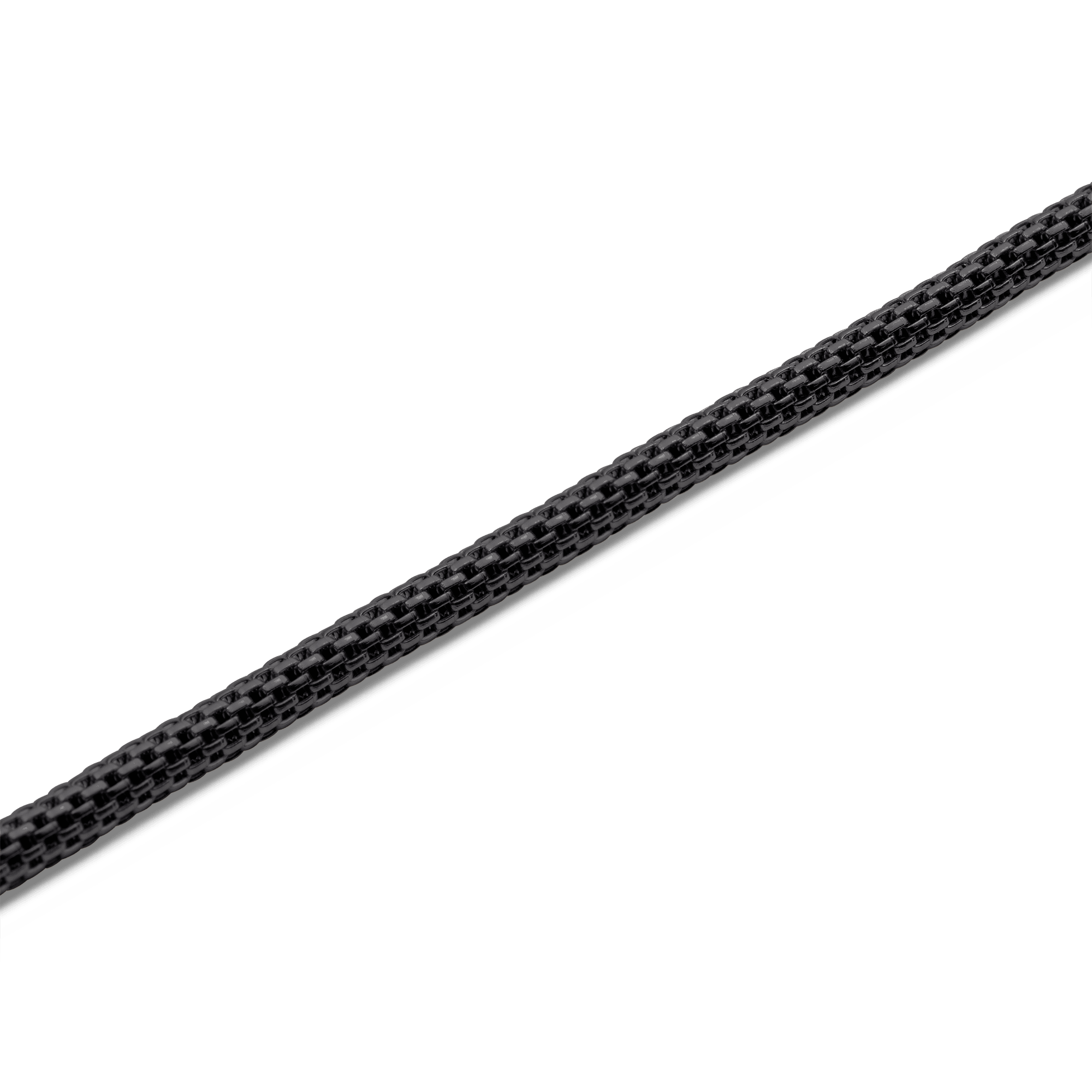 Tide Mesh Necklace Black 2.8