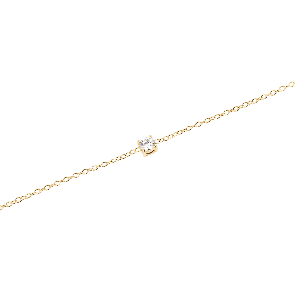 Mirelle Solitaire Bracelet Gold
