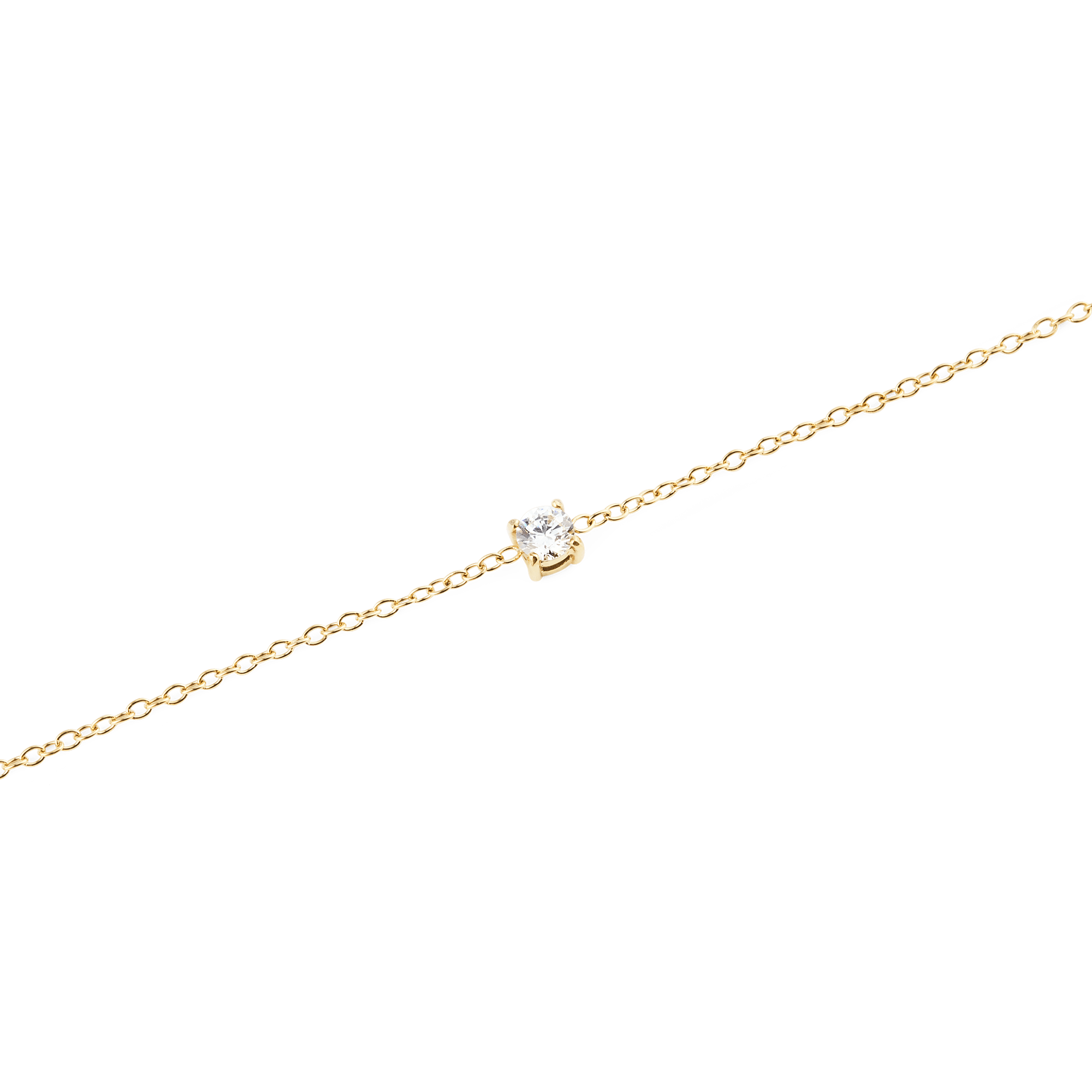 Mirelle Solitaire Bracelet Gold