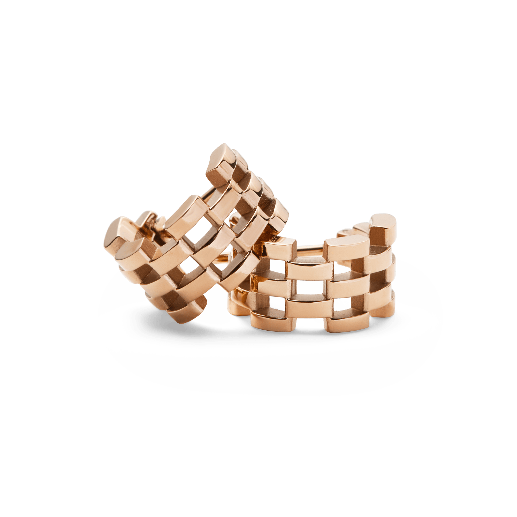 5-Link Earrings Rose Gold