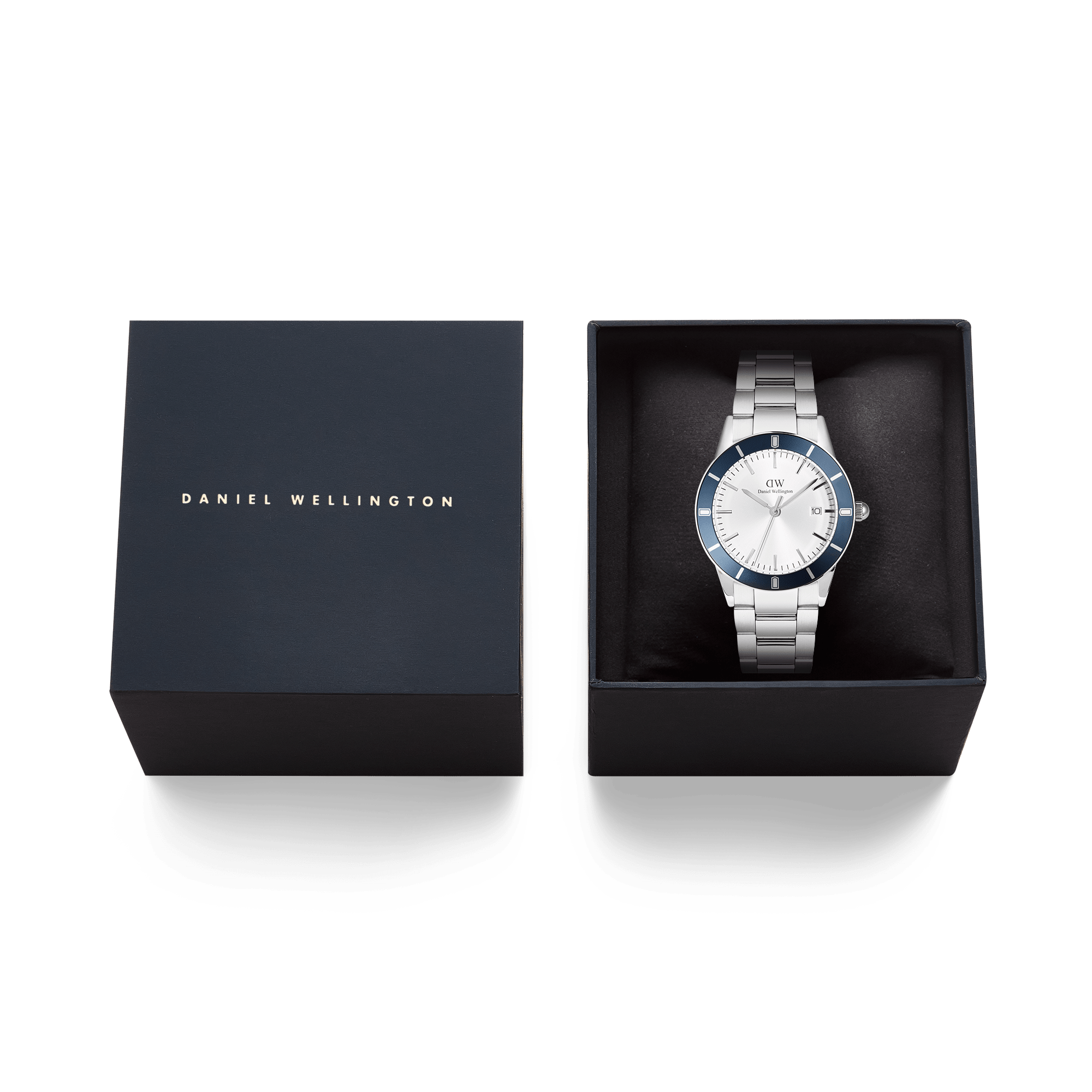 Iconic Paradigma Link Blue Bezel Silver