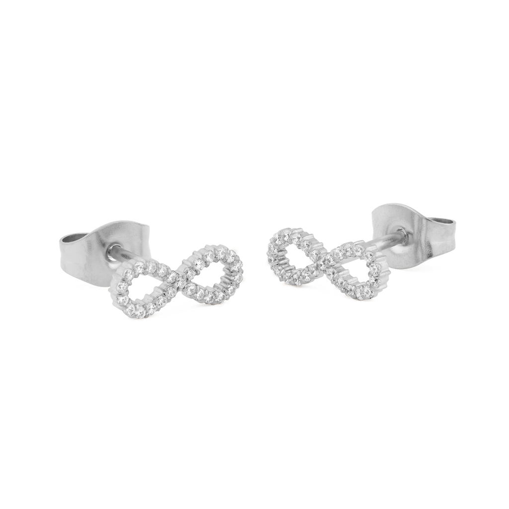Mirelle Infinity Earrings Silver