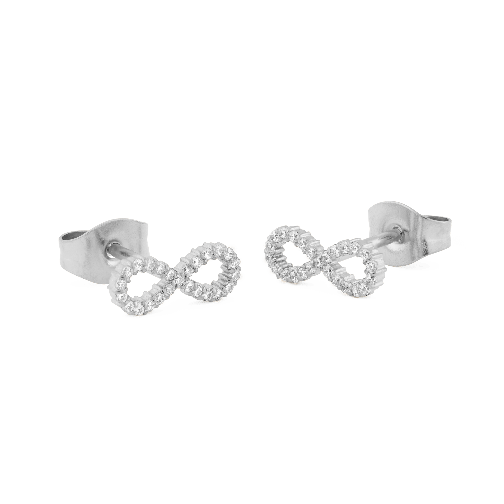 Mirelle Infinity Earrings Silver