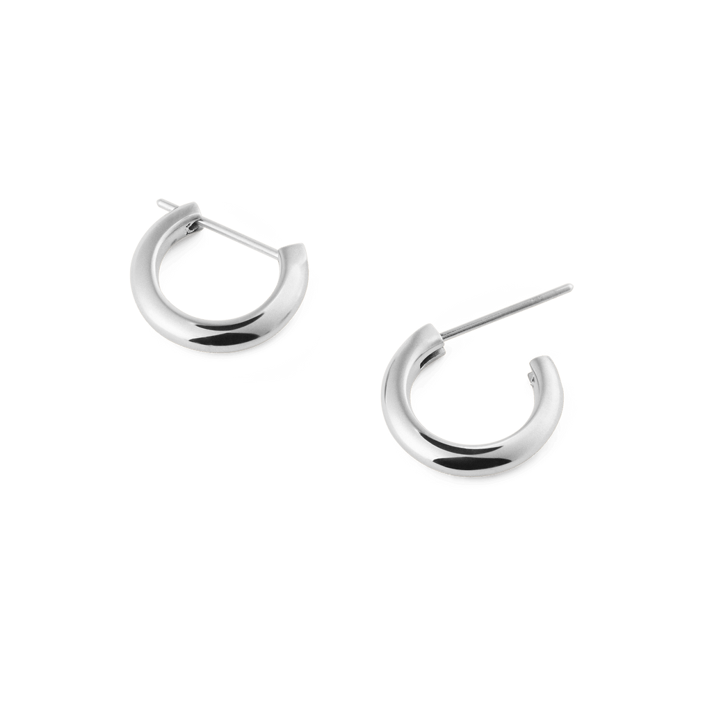 Arch Earring Silver 9mm